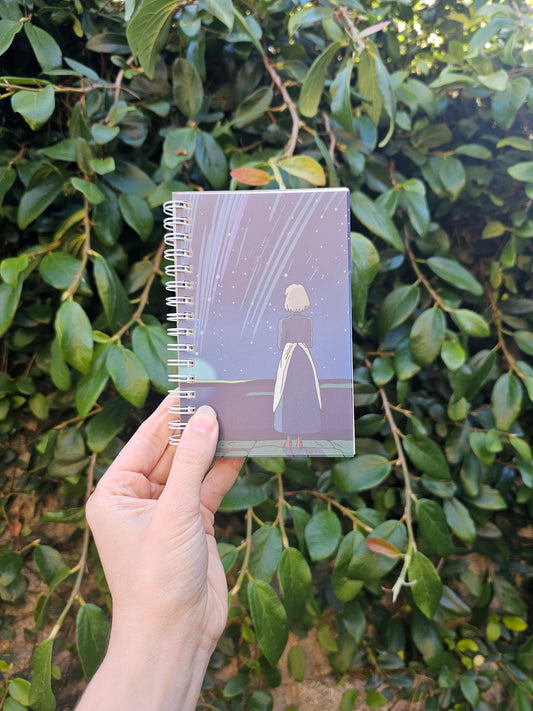 Falling Stars Pocket Spiral Notebook