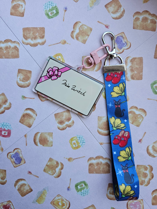 Miss Witch lanyard keychain