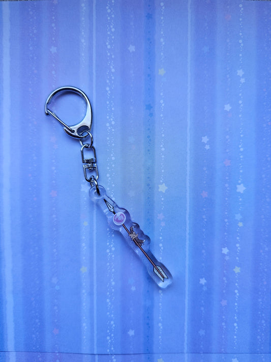 Journey begins keychain