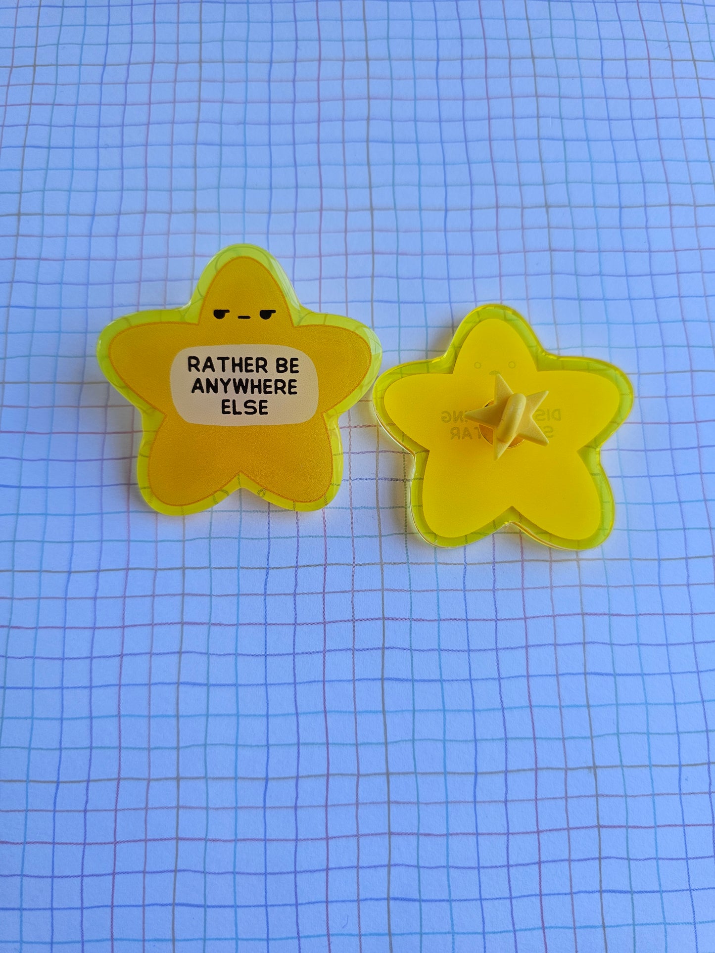 Stellar mood pins