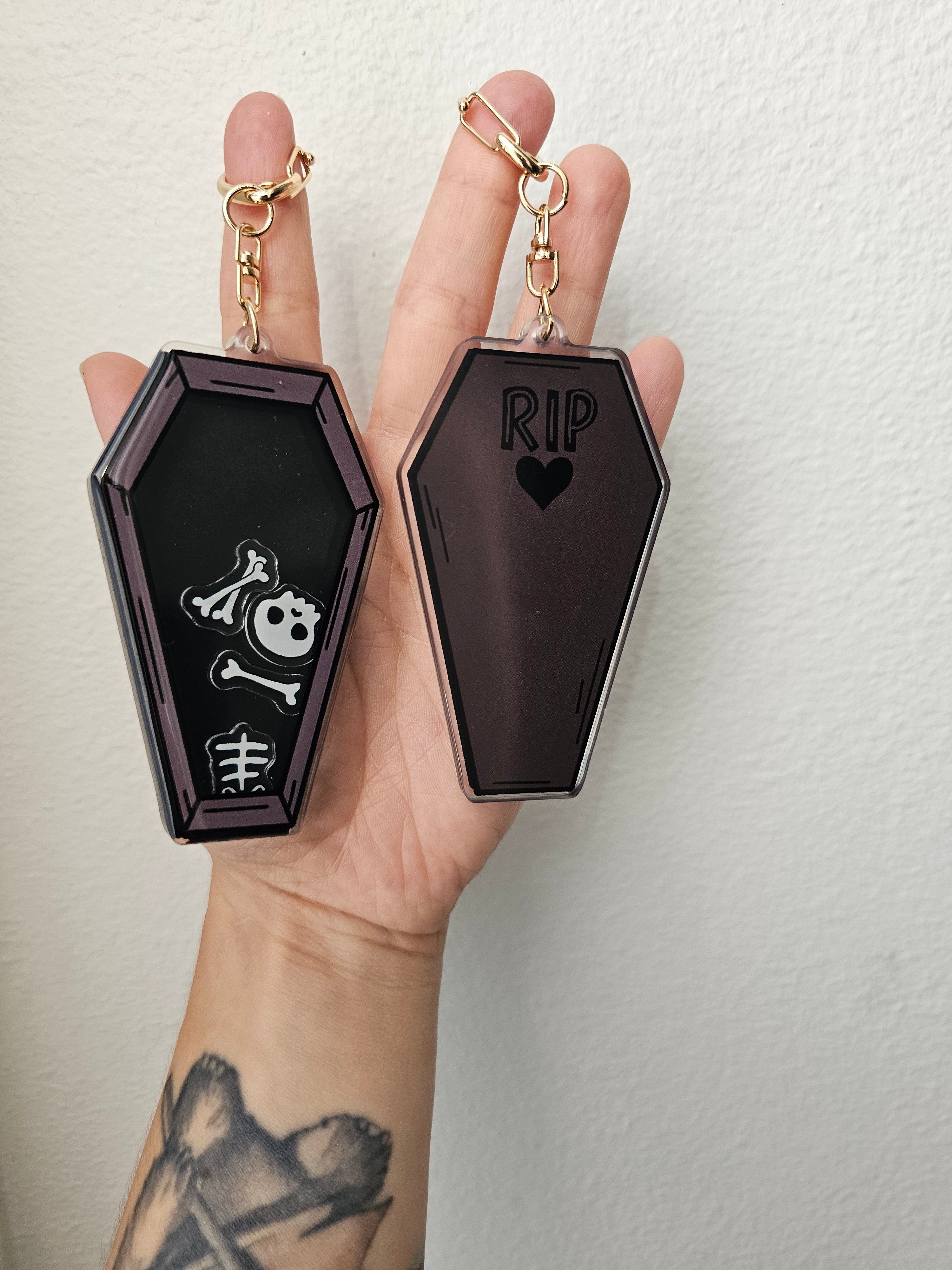 Coffin Shaker keychain