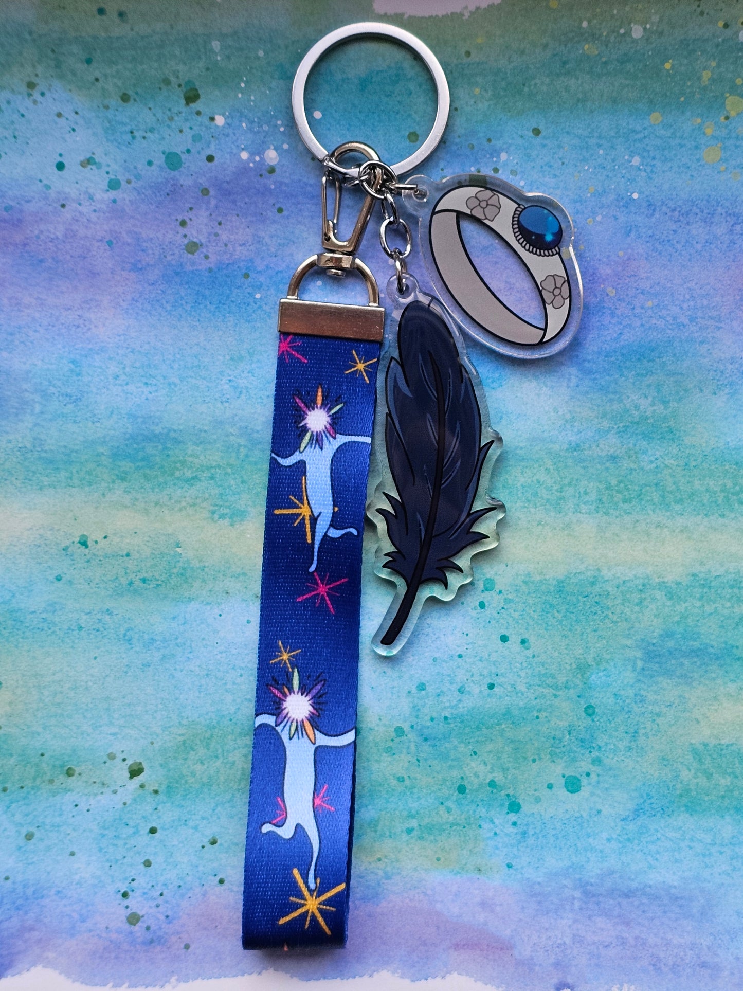 Star Children lanyard keychain