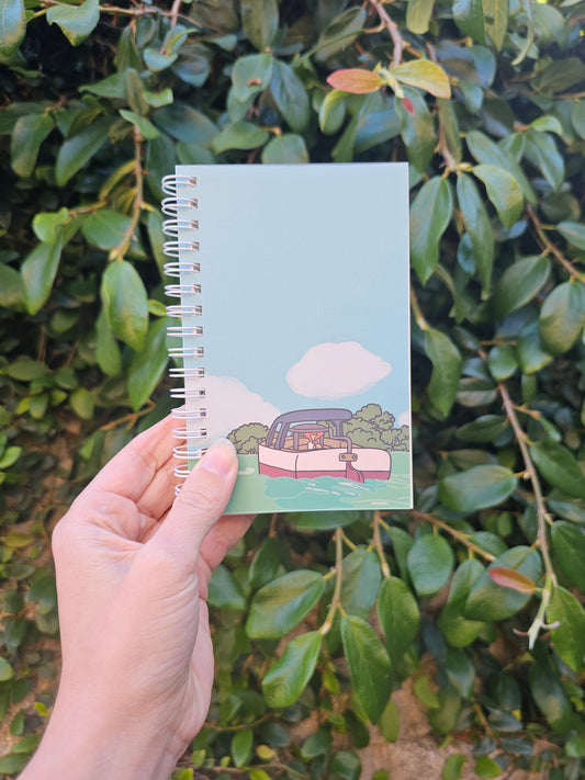 Pop-Pop Boat Pocket Notebook