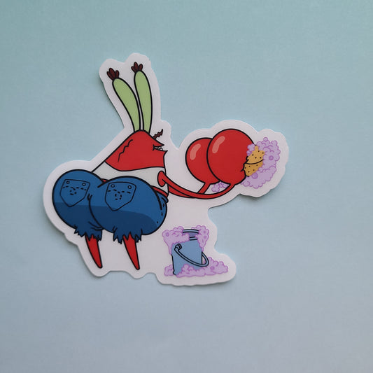 Kraby cakes (sticker/ magnet)