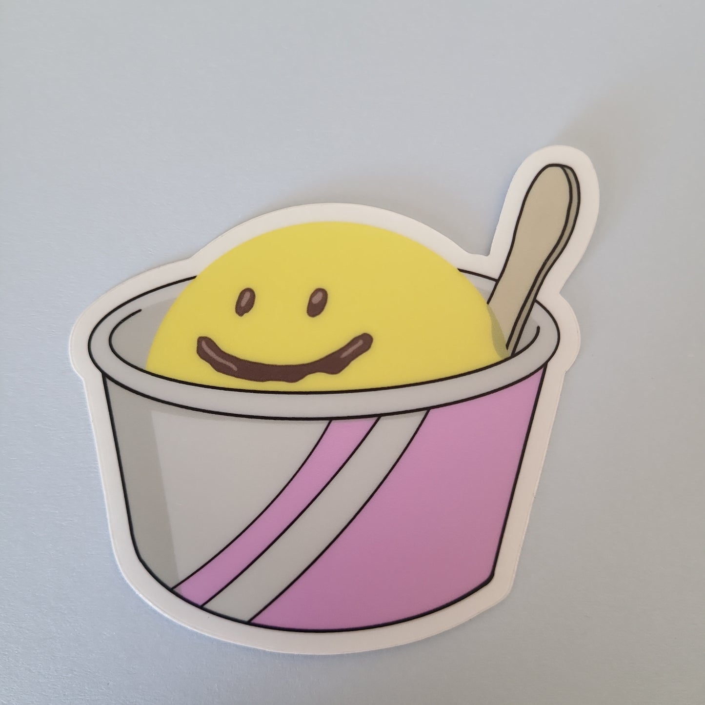 Happy treat (clear sticker)