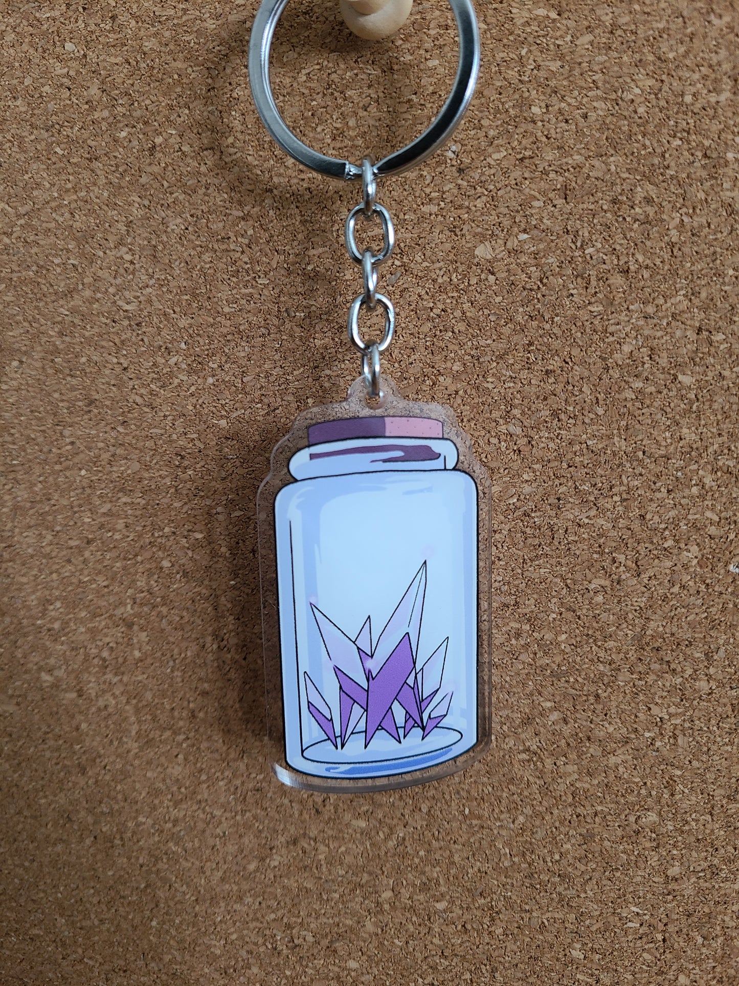 Jewel jar keychain