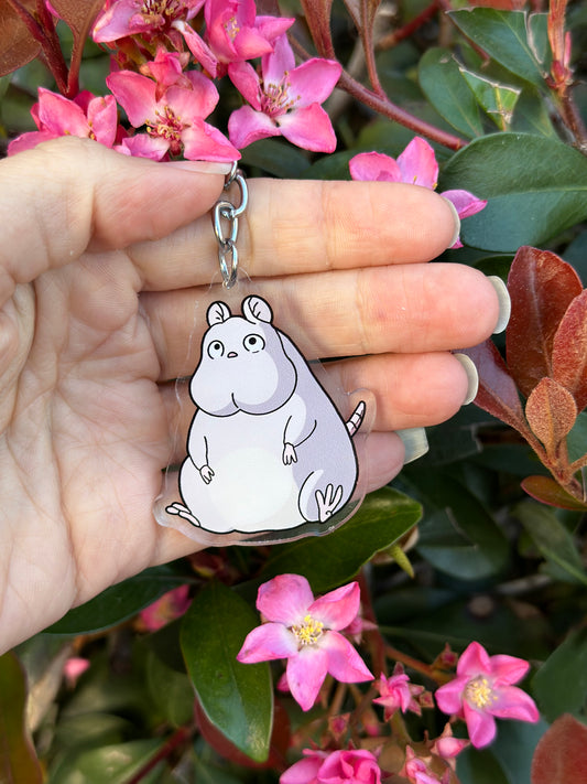 Baby rat keychain