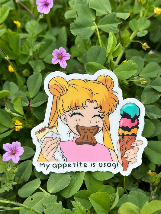 Appetite (clear sticker)