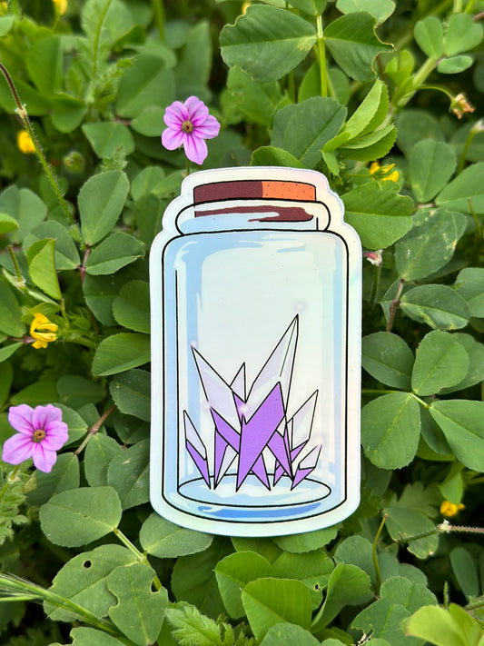 Jewel jar (holographic or Matte)